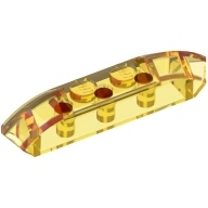 Lego kostka (kostička) 1x4 maják, průhledná žlutá (4194192)